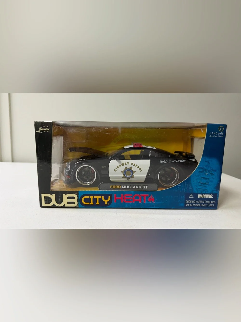 Jada DUB City Heat Ford Mustang GT Highway Patrol 1:24 Diecast NIB